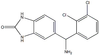 5-[amino(2,3-dichlorophenyl)methyl]-2,3-dihydro-1H-1,3-benzodiazol-2-one Struktur