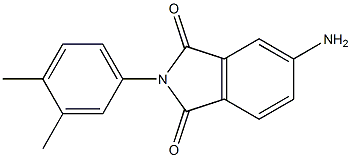 5-amino-2-(3,4-dimethylphenyl)-2,3-dihydro-1H-isoindole-1,3-dione Struktur