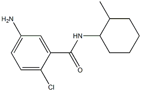 5-amino-2-chloro-N-(2-methylcyclohexyl)benzamide Struktur