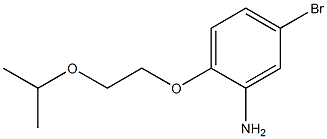 5-bromo-2-[2-(propan-2-yloxy)ethoxy]aniline Struktur