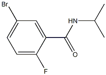 5-bromo-2-fluoro-N-isopropylbenzamide Struktur