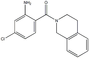 5-chloro-2-(3,4-dihydroisoquinolin-2(1H)-ylcarbonyl)aniline Struktur