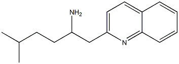 5-methyl-1-(quinolin-2-yl)hexan-2-amine Struktur