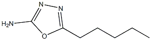 5-pentyl-1,3,4-oxadiazol-2-amine Struktur