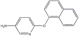 6-(1-naphthyloxy)pyridin-3-amine Struktur