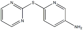 6-(pyrimidin-2-ylsulfanyl)pyridin-3-amine Struktur