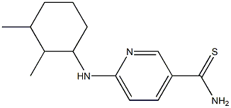 6-[(2,3-dimethylcyclohexyl)amino]pyridine-3-carbothioamide Struktur