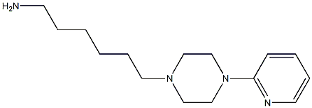 6-[4-(pyridin-2-yl)piperazin-1-yl]hexan-1-amine Struktur