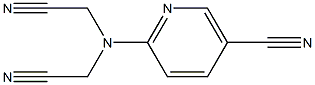 6-[bis(cyanomethyl)amino]nicotinonitrile Struktur