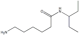 6-amino-N-(1-ethylpropyl)hexanamide Struktur