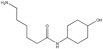 6-amino-N-(4-hydroxycyclohexyl)hexanamide Struktur