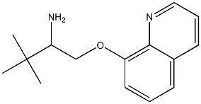 8-(2-amino-3,3-dimethylbutoxy)quinoline Struktur