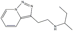 butan-2-yl(2-{[1,2,4]triazolo[3,4-a]pyridin-3-yl}ethyl)amine Struktur