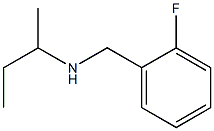 butan-2-yl[(2-fluorophenyl)methyl]amine Struktur