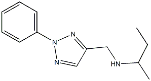 butan-2-yl[(2-phenyl-2H-1,2,3-triazol-4-yl)methyl]amine Struktur