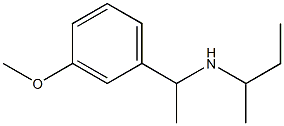 butan-2-yl[1-(3-methoxyphenyl)ethyl]amine Struktur