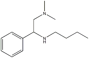 butyl[2-(dimethylamino)-1-phenylethyl]amine Struktur