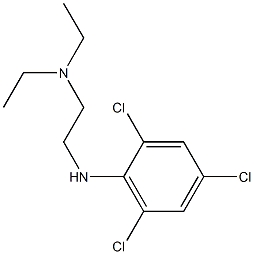 diethyl({2-[(2,4,6-trichlorophenyl)amino]ethyl})amine Struktur