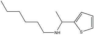 hexyl[1-(thiophen-2-yl)ethyl]amine Struktur