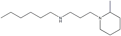 hexyl[3-(2-methylpiperidin-1-yl)propyl]amine Struktur