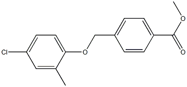 methyl 4-(4-chloro-2-methylphenoxymethyl)benzoate Struktur