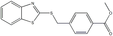 methyl 4-[(1,3-benzothiazol-2-ylsulfanyl)methyl]benzoate Struktur