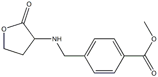 methyl 4-{[(2-oxooxolan-3-yl)amino]methyl}benzoate Struktur