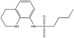 N-(1,2,3,4-tetrahydroquinolin-8-yl)butane-1-sulfonamide Struktur