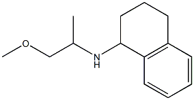 N-(1-methoxypropan-2-yl)-1,2,3,4-tetrahydronaphthalen-1-amine Struktur