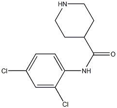 N-(2,4-dichlorophenyl)piperidine-4-carboxamide Struktur