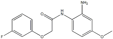 N-(2-amino-4-methoxyphenyl)-2-(3-fluorophenoxy)acetamide Struktur