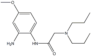 N-(2-amino-4-methoxyphenyl)-2-(dipropylamino)acetamide Struktur