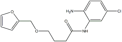 N-(2-amino-5-chlorophenyl)-4-(furan-2-ylmethoxy)butanamide Struktur