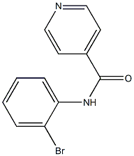 N-(2-bromophenyl)isonicotinamide Struktur