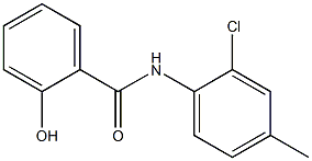 N-(2-chloro-4-methylphenyl)-2-hydroxybenzamide Struktur