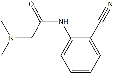 N-(2-cyanophenyl)-2-(dimethylamino)acetamide Struktur