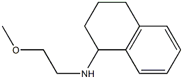 N-(2-methoxyethyl)-1,2,3,4-tetrahydronaphthalen-1-amine Struktur