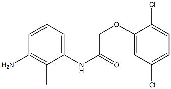 N-(3-amino-2-methylphenyl)-2-(2,5-dichlorophenoxy)acetamide Struktur