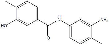 N-(3-amino-4-methylphenyl)-3-hydroxy-4-methylbenzamide Struktur