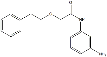 N-(3-aminophenyl)-2-(2-phenylethoxy)acetamide Struktur