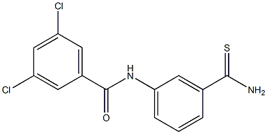 N-(3-carbamothioylphenyl)-3,5-dichlorobenzamide Struktur