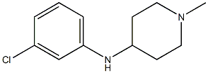 N-(3-chlorophenyl)-1-methylpiperidin-4-amine Struktur