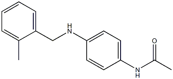 N-(4-{[(2-methylphenyl)methyl]amino}phenyl)acetamide Struktur