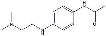 N-(4-{[2-(dimethylamino)ethyl]amino}phenyl)acetamide Struktur