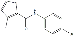 N-(4-bromophenyl)-3-methylthiophene-2-carboxamide Struktur