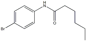 N-(4-bromophenyl)hexanamide Struktur