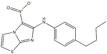 N-(4-butylphenyl)-5-nitroimidazo[2,1-b][1,3]thiazol-6-amine Struktur