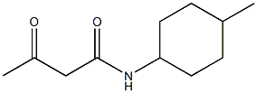 N-(4-methylcyclohexyl)-3-oxobutanamide Struktur