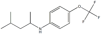 N-(4-methylpentan-2-yl)-4-(trifluoromethoxy)aniline Struktur