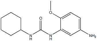 N-(5-amino-2-methoxyphenyl)-N'-cyclohexylurea Struktur